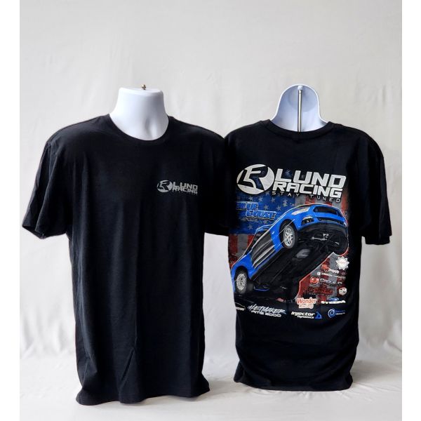 Lund Racing "Blue Goose Wheelie" T-shirt